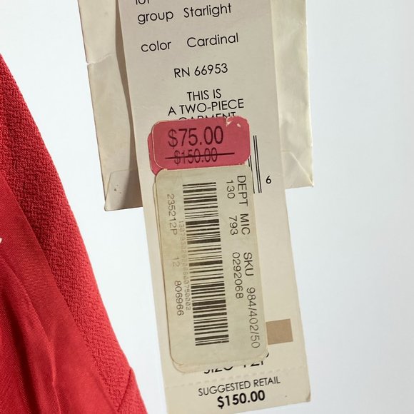 David Warren of New York Women's Formal Solid Card - Picture 6 of 7